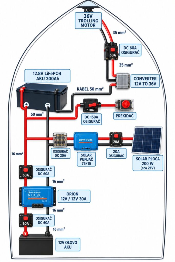 HASWING Shema instalacije 36V